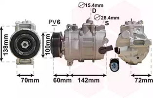 VAN WEZEL 5800k386 -  Компрессор, кондиционер